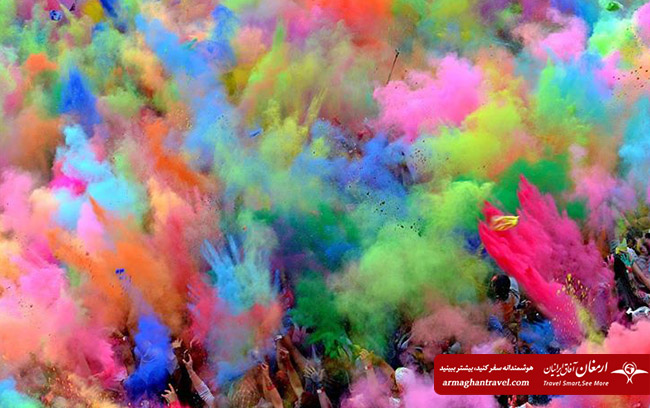تور جشن رنگ هند ، جشن نوروزی هند ، جشن بهاره هند