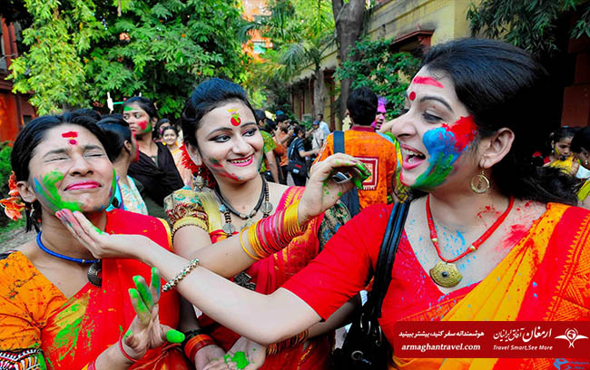 جشن رنگ هند ، جشن هولی هندوستان ، مراسم هولی هند